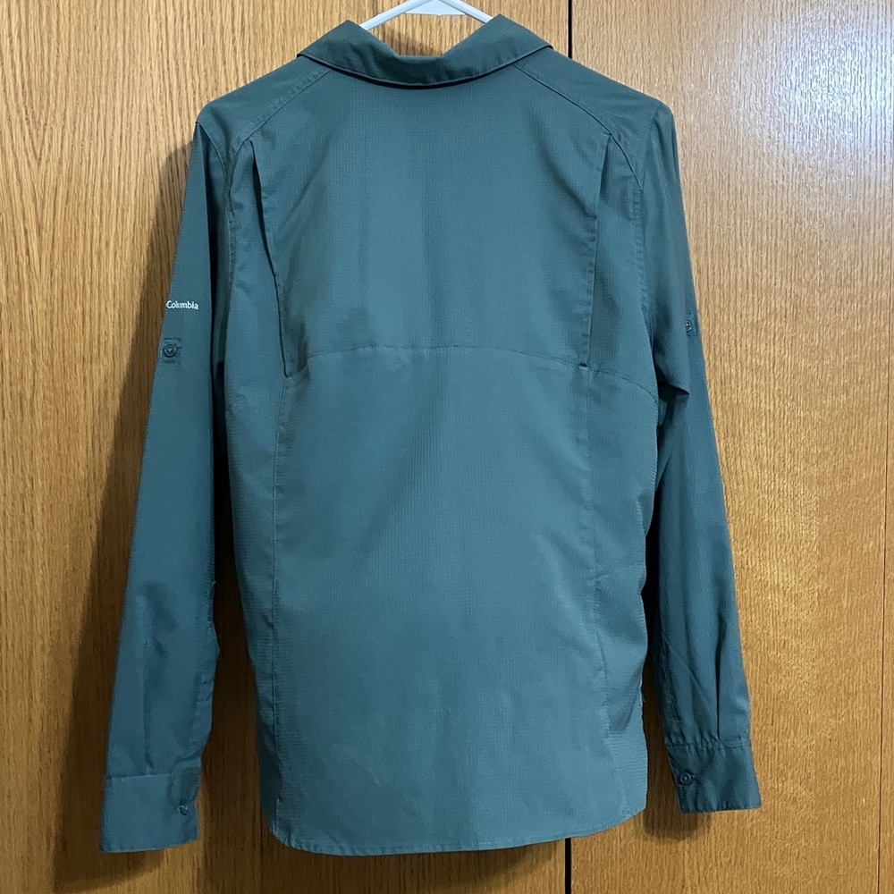 Columbia Silver Ridge Lite Omni-Shade Women’s Green Shirt Size Medium - Picture 2 of 4